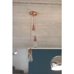 CHACON Câble Textile Coton Zigzag Vieux Rose Et Lin Naturel - 3m -CHACON Soldes 31841471 3