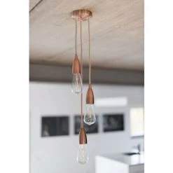 CHACON Câble Textile Coton Zigzag Vieux Rose Et Lin Naturel - 3m -CHACON Soldes 31841471 5