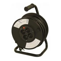 Chacon 89030 Dérouleur 4 X 16 A 3 X G 1,5 Mm 40 M Tambour Noir