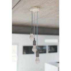 CHACON Câble Textile Coton Zigzag Bleu Steward Et Lin Naturel - 3m -CHACON Soldes 46516762 5