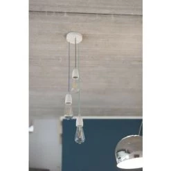 CHACON Câble Textile Soie Zigzag - 3m - Bleu/Blanc -CHACON Soldes 46516769 3