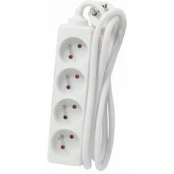 CHACON Bloc Multiprise 4 Prises 16A 3m Blanc -CHACON Soldes 50982115 2
