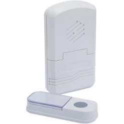 Sonnette Chacon Sans Fil Blanc 30m