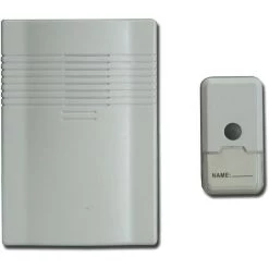 Carillon Sans Fil Chacon DC 9V-E 30m Blanc