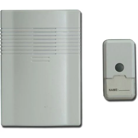 Carillon Sans Fil Chacon DC 9V-E 30m Blanc 3 Carillon Sans Fil Chacon DC 9V-E 30m Blanc