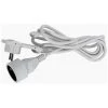 CHACON Rallonge électrique 3m Avec Fiche Plate Blanc -CHACON Soldes 58537067 1