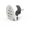 CHACON Adaptateur De Voyage - Prise + USB - World To Europe -CHACON Soldes 60078770 1