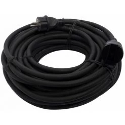 CHACON Rallonge - Noir - 20m (SCH) - Zwart
