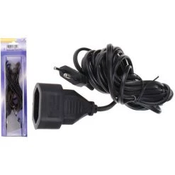 CHACON Universeel - Allonge 2x0.75/ 5m Noir Emballe -