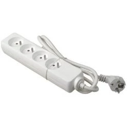 CHACON Universeel - Prise Mult+cordon 4x16a Rectang. Blanc 1.5m -