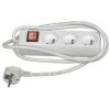 CHACON Universeel - Prise Mult.blanc+cord.+ Interrupt3x16a. 1.5 M -
