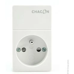 Chacon - Prise WiFi (blanche) Connectée à Votre Téléphone (Chacon 53012) - 53012