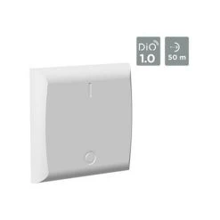 Chacon - Interrupteur Double (design, Blanc) CHACON (ref: 54725)